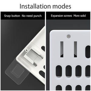 <span class=keywords><strong>Solution</strong></span> de rangement simple, panneau perforé polyvalent pour présentation DIY, arrangement élégant pour service à thé, parfait pour l'entrée de la maison, le salon - Product Image 2