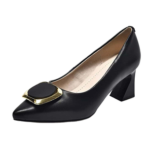 2024 Autumn New Fashion Soft Bottom Single <b>Shoes</b> Women <b>Flat</b> Heel Hard-Wearing <b>Slingback</b> Pointed Toe Black Shallow Mouth - Product Image 2