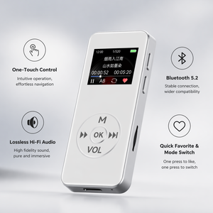 เครื่องเล่น MP3 ดิจิตอลพกพาแบบใหม่ พร้อมหน้าจอขนาด 5.2 นิ้ว รองรับการ์ดแฟลช เหมาะสำหรับเป็นของขวัญสำหรับนักเรียน รองรับการควบคุมด้วยเสียง - Product Image 5