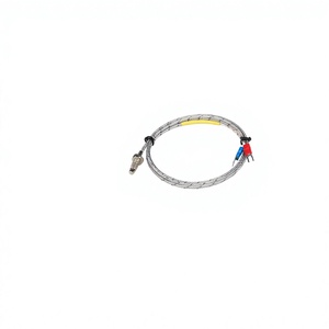 Sonde thermocouple à visser, filetage métrique/NUC M6, borne à fourche de type U, câble blindé haute température pour équipement d'extrusion plastique - Product Image 4