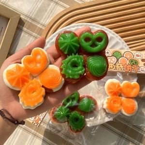 TPR Food Series Simulation <b>Miniature</b> Food Toy Resin Simulation Waffle Biscuit Horn Shape Extrusion Toy - Product Image 5