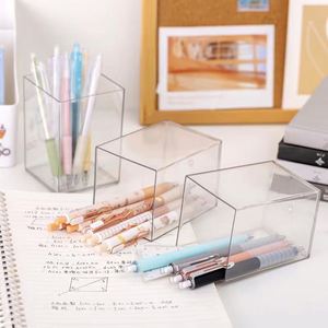 Clear Acrylic Pen Holder, <b>Large</b> Capacity Pencil Organizer for Office <b>Desk</b> - Product Image 3