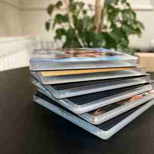 Imán de nevera cuadrado de Navidad estilo Art Deco moderno DZ, diseño de animales, PVC, vidrio, caucho, forma, estilo, en blanco, Bluetooth, magnético - Product Image 5