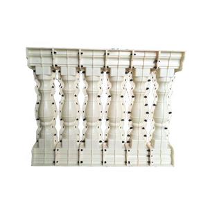 Stampo Europeo in Plastica ABS per Balaustre in Calcestruzzo Gettato in Opera, Design Moderno Classico Bianco, Forma Quadrata o Rotonda, Facile da Usare - Product Image 4