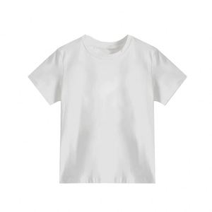 Solid Color Round Neck Elastic Shoulder Short Sleeved T-Shirt 2024 Summer New Collection Waist Cinching - Product Image 1