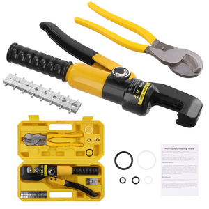 Outil de sertissage <span class=keywords><strong>hydraulique</strong></span> manuel de qualité industrielle Podofo 12 <span class=keywords><strong>à</strong></span> 2/0 10T pour les bornes de fils électriques, utilisation en construction, ODM et OEM - Product Image 6