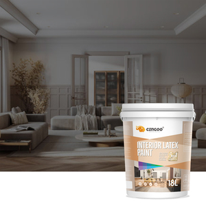 Peinture murale intérieure acrylique de haute qualité, revêtement liquide, lavable, résistant à la chaleur, durable, émulsion, décoration de la maison - Product Image 1