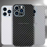 PVC Carbon Fiber Mobiele Telefoonhoesje Achterkant Stickers voor Schermbeschermer Snijplotter
