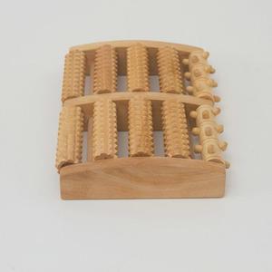 5 рядов, деревянный роликовый массажер для ног - Product Image 4