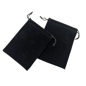Pochette en velours noir personnalisée pour appareil photo, petite pochette écologique pour parfum, sac à cordon pour cosmétiques - Product Image 5