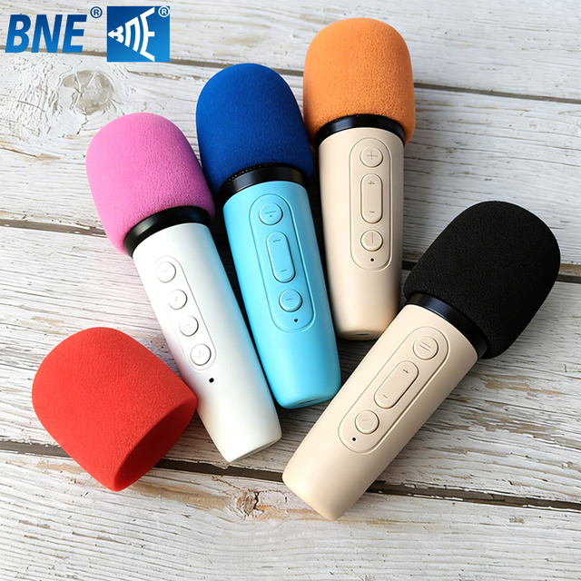 Small Microphone Foam Cover Sponge Windscreen Cover for Kids Mini Karaoke Mic Children Toys Singing Handheld Microphone Foam Cap
