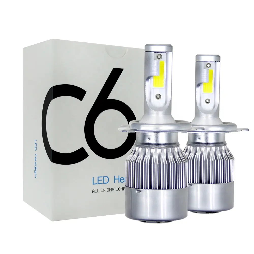 6000K 72W 12V 7200LM Autos chein werfer C6 H1 H3 LED H4 Scheinwerfer lampen LED-Lampe H7 Auto lichter H4 880 H11 HB3 9005 HB4 9006 H13