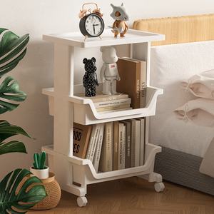 <span class=keywords><strong>Étagère</strong></span> de rangement mobile multi-niveaux en plastique, du sol au plafond, <span class=keywords><strong>pour</strong></span> salle de bain, support <span class=keywords><strong>pour</strong></span> clés et outils, <span class=keywords><strong>pour</strong></span> usage en salle de bain - Product Image 1