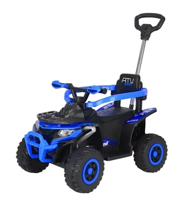 Coche de Juguete de Plástico de 4 Ruedas de Buena Calidad al por Mayor para Niños, Coche Montable para Niños, Andador con Barra de Empuje para Niños de <span class=keywords><strong>3</strong></span> Años, con Control Remoto y Batería - Product Image 2