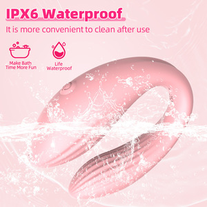 Aplikasi wanita pengendali jarak jauh memakai u-berbentuk tas penuh karet tahan air IPX6 telur lompat mainan kotak untuk wanita produk Cina OEM - Product Image 4