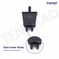 Amortisseur de moteur en caoutchouc pour moto, bague de fixation en caoutchouc, tampon antichoc pour tricycle