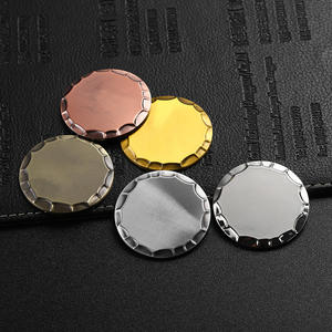 冲压金属设计您自己的铜银色高尔夫硬币球笔高尔夫球笔定制锤边 - Product Image 3