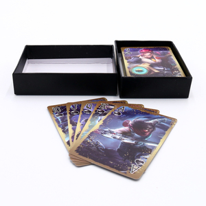Cartes à Jouer Personnalisées <span class=keywords><strong>en</strong></span> Papier d'Art avec Dorure et Argenture, Cartes de Poker de Luxe, Cartes à Jouer Anime et Dessins Animés - Product Image 2