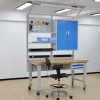 Banc de travail ESD conçu pour les applications d'atelier industriel avec solutions de fabrication OEM et personnalisées