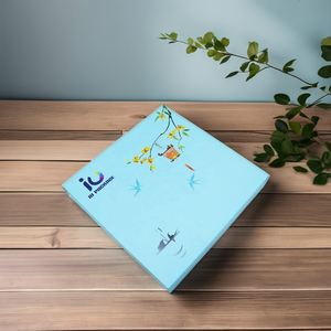 Caja de Regalo de Cartón de Lujo Impresa para Ropa, Cosméticos, Perfumes, Pelucas, Navidad - Product Image 1