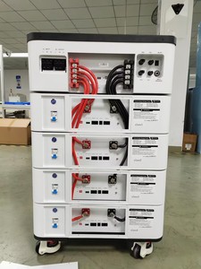 Batería de Almacenamiento de Energía Doméstica LiFePO4 Estable OEM ODM en Stock de Fábrica, Fuente de Alimentación para Sistema Solar Híbrido Apilable - Product Image 6