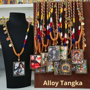 Tibet Zhaqi Lam, Diosa Tara Verde Étnica, Zorro de Nueve Colas, Buda de la Medicina, Dios de la Riqueza Amarillo, Gran Maestro del Cielo Negro, Quinto Maestro Manjushri - Product Image 5