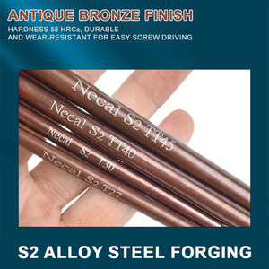 Necal T3-TT50 L-Shaped Security <strong>Torx</strong> <strong>Key</strong> <strong>Set</strong>, Tamper Proof Star Wrench, Long Arm <strong>Keys</strong> for Star Screws - Product Image 4