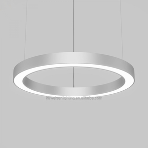 75x75cm Blanc cadre cercle LED linéaire pendentif lumière led anneau de lumière suspendue pour projets led cercle anneau boucle de suspension lumière - Product Image 3