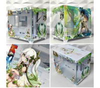 Genshin Impact Honkai Impact 3e Yae Miko Thunder Général Kellyes Naracetam Kamisato Ayaka Etui d'ordinateur personnalisé pour dessin animé