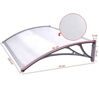 PC fenêtre auvent de porte, BRICOLAGE auvent de porte en plastique, Polycarbonate auvent fenêtre Fenêtre d'ombre/Auvent De Porte