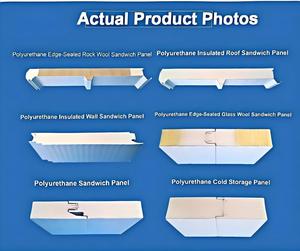 Panneaux sandwich modernes d'<span class=keywords><strong>isolation</strong></span> PIR en acier de 100mm 120mm 150mm pour <span class=keywords><strong>maison</strong></span> préfabriquée et chambre froide - Product Image 3