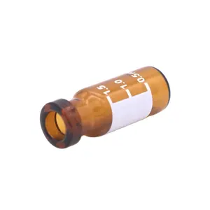 HPLC Sampler Vial Amber Glass Autosampler Vials for Lab Test