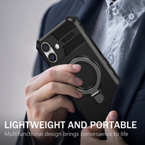 Étui de téléphone portable en TPU+PC <span class=keywords><strong>avec</strong></span> aimant Fulcrum, anti-traces de doigts, antichoc, <span class=keywords><strong>avec</strong></span> <span class=keywords><strong>porte</strong></span>-cartes pour & pour - Product Image 6