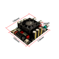 Module amplificateur audio numérique WUZHI AUDIO ZK-3002T, carte son stéréo 300W+300W, aigus et graves TPA3255, musique domestique