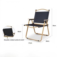 Chaise pliante rectangulaire d'extérieur en alliage d'aluminium, chaise portable pour plage, pique-nique, camping, pêche et marché.