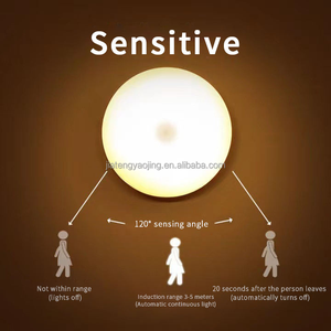 <b>Wireless</b> USB Rechargeable LED Motion Sensor Night <b>Light</b>, Auto Motion Activated, Magnetic Mount Battery Operated Portable Wall - Product Image 2