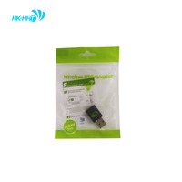 Kartu jaringan adaptor nirkabel Mini Wifi, 300mbps Reatek RTL8192FM untuk Desktop Laptop Pc