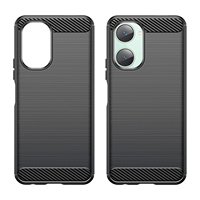 Desain Armor Ultra Tipis Tahan Guncangan Tahan Air Serat Karbon TPU Lembut Anti Sidik Jari Casing Ponsel untuk Mate 70