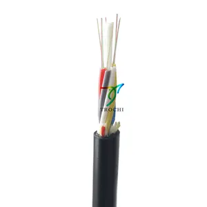 ADSS fiber optik kablo 48/72/96 çekirdek tek modlu hava fiber optik kablo fiyatı metre başına