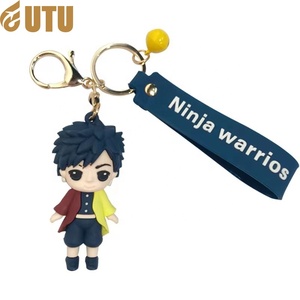 FYQC Anime Cartoon Ghost Kill Edge Figurine créative en plastique, Pendentif pour voiture et sac, Décoration, Porte-clés, Vente en gros - Product Image 5