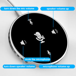 Micrófono y Altavoz USB Omnidireccional de Condensador, Profesional, de Escritorio, Metálico, con Cable, OEM Q5 - Product Image 3