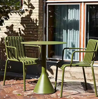 Ensemble table et chaises de bar d'extérieur en fer forgé XY Nordic