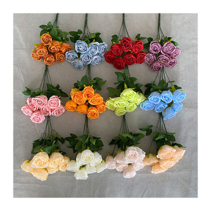 7 <span class=keywords><strong>rose</strong></span> rotonde vento e pioggia fiori artificiali dekoration - Product Image 4