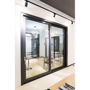 Portes coulissantes silencieuses de poche intérieure en aluminium sans cadre - Product Image 3