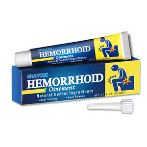 Pomada para hemorroides para aliviar el dolor de hemorroides, sangrado Anal, hinchazón, crema de eliminación de hemorroides a base de hierbas externas naturales - Product Image 6