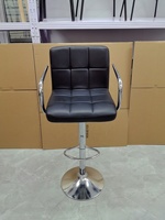 Chaise de bar moderne pour la maison, réglable en hauteur, pivotante, avec accoudoirs