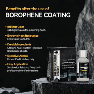 Revestimiento Cerámico Hidrofóbico Líquido para Pulir Autos Carlayer OEM Multifunción 20H Superdureza Nano Borphene Antiarañazos - Product Image 2