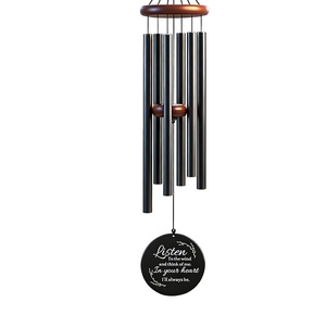 Campana de Viento para Sanación Sonora, Instrumento Musical de Tubos Metálicos Grandes, Decoración Colgante para Exteriores, para Estudio de Yoga, Sala de Meditación y Spa - Product Image 1