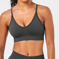 Soutien-gorge de yoga sans couture transfrontalier à séchage rapide, haut de sport haute performance, débardeur de fitness pour femme