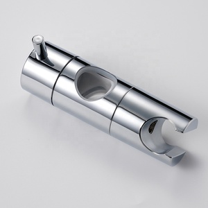 Support de <span class=keywords><strong>Douche</strong></span> <span class=keywords><strong>Universel</strong></span> Réglable à 3 Sections pour Barres Rondes de 19-25mm, en ABS Chromé, pour Usage Commercial - Product Image 1